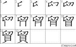 刀貝漢字